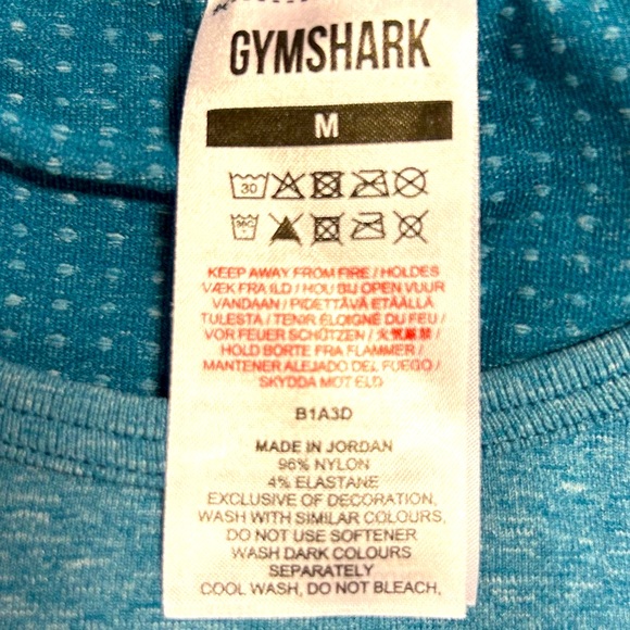 Gymshark Blue Crop Top - Picture 7 of 7
